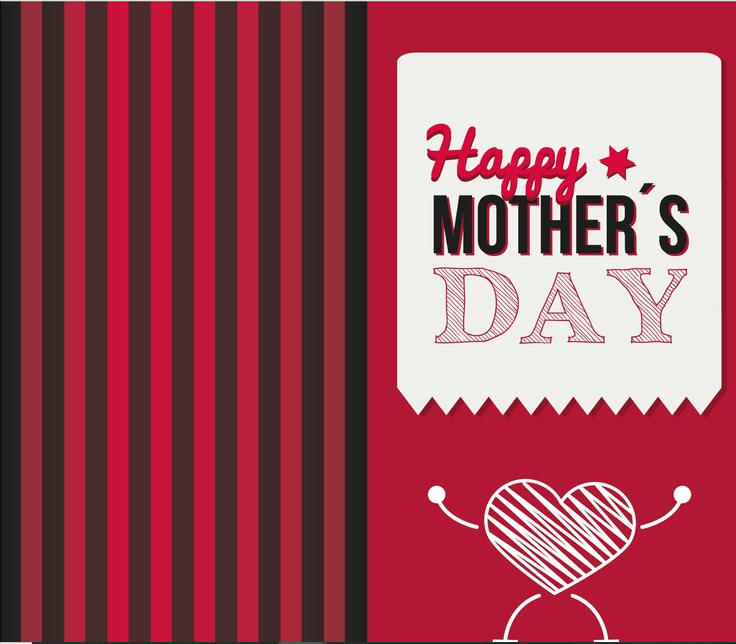 An Image illustrating a sample Minimalist Design for mother's day images